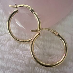14k Gold Filled over .925 Sterling Silver Hoops